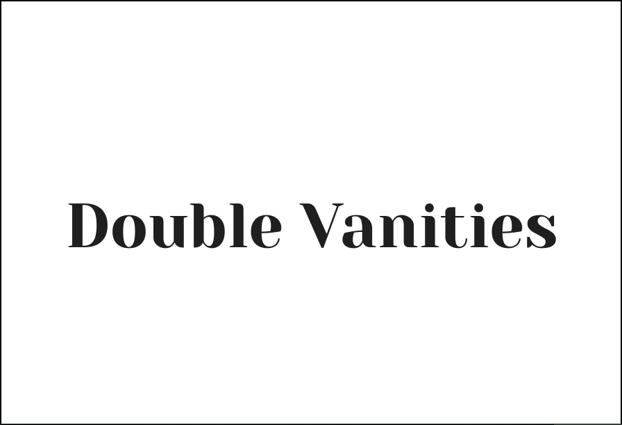 Double Vanities