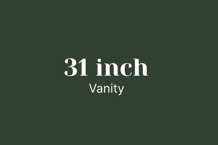 31 inch Vanity