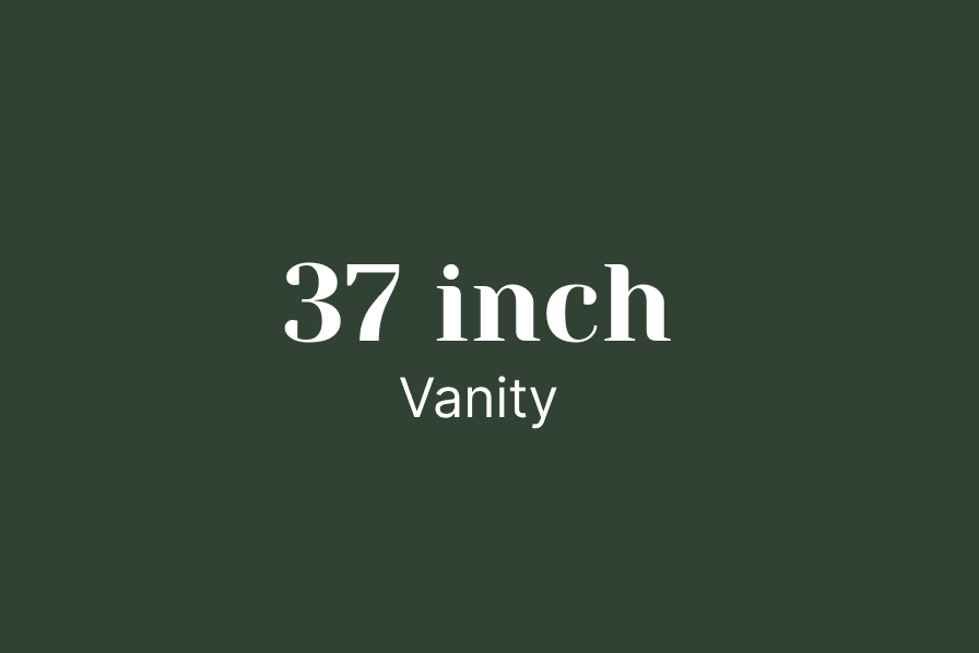 37 inch Vanity