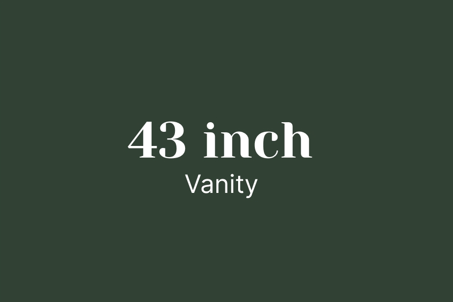 43 inch Vanity