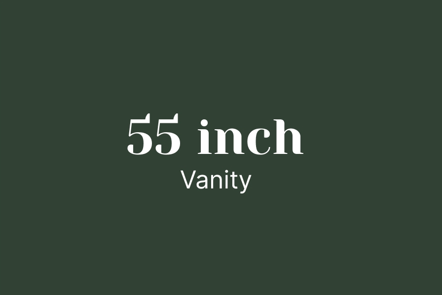 55 inch Vanity