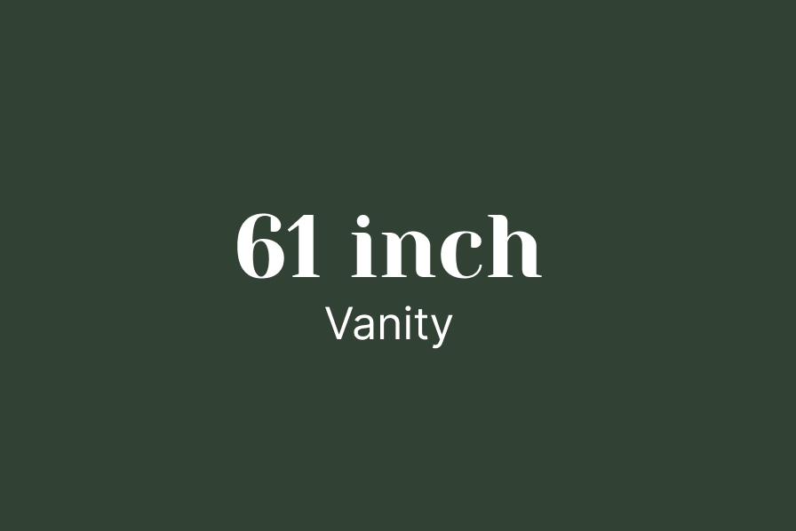 61 inch Vanity